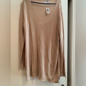Old Navy Tunic Sweater XXL Oatmeal